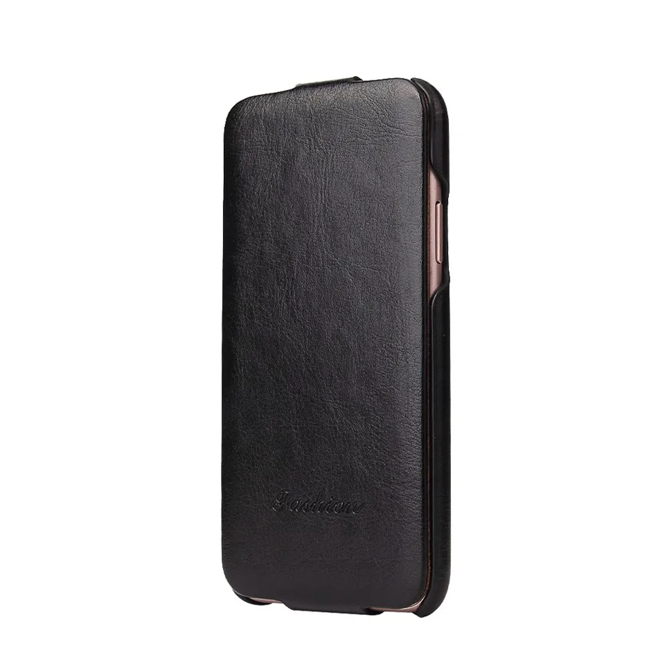 Black Чехол из натуральной кожи для Apple iPhone XS, XR, XS, Max, Вертикальный флип, Fundas, высокое качество, чехол для A1920, A1984, A1921 - Цвет: Black