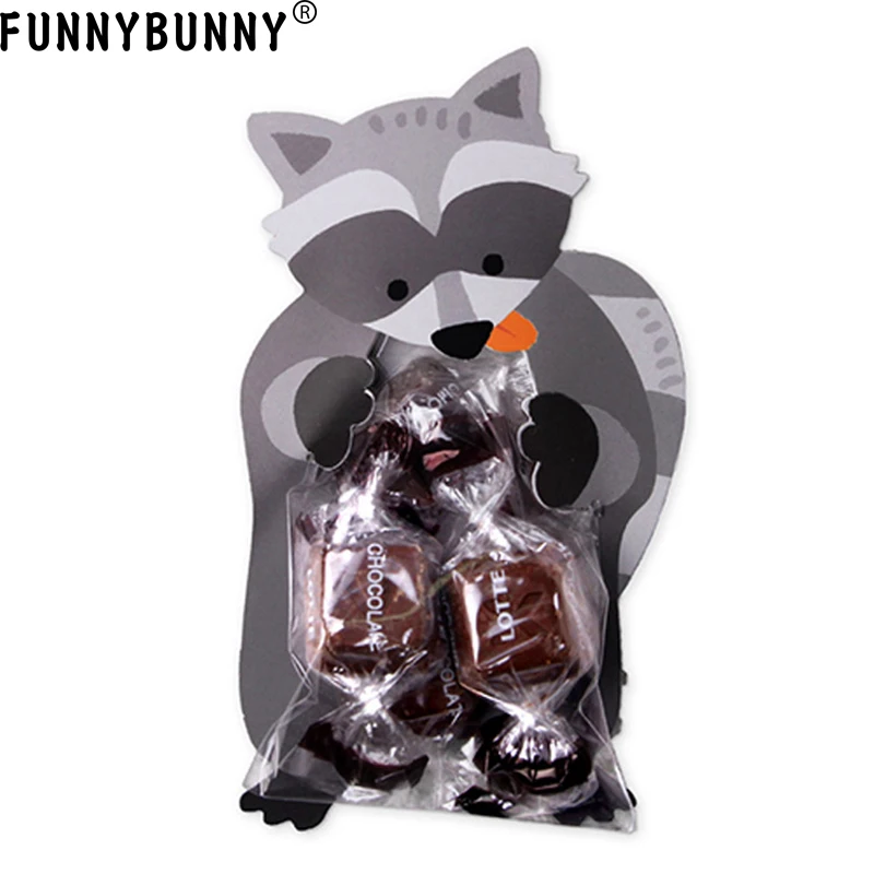 FUNNYBUNNY Party Favor мини упаковочные сумки для закусок супер милый кролик енота коала