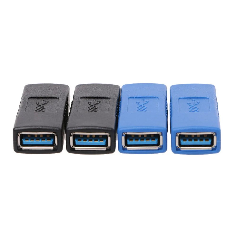 2 шт. USB 3 0 тип A адаптер Мама мама муфта для смены пола разъем мама|Коннекторы и