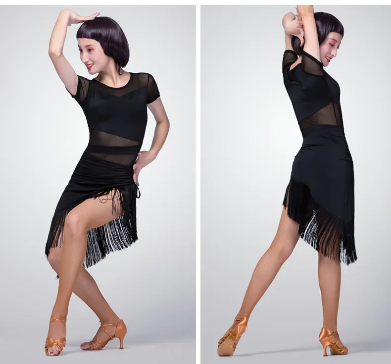 Мир моды 2017 Костюмы для латиноамериканских танцев платье Современные ES Одежда