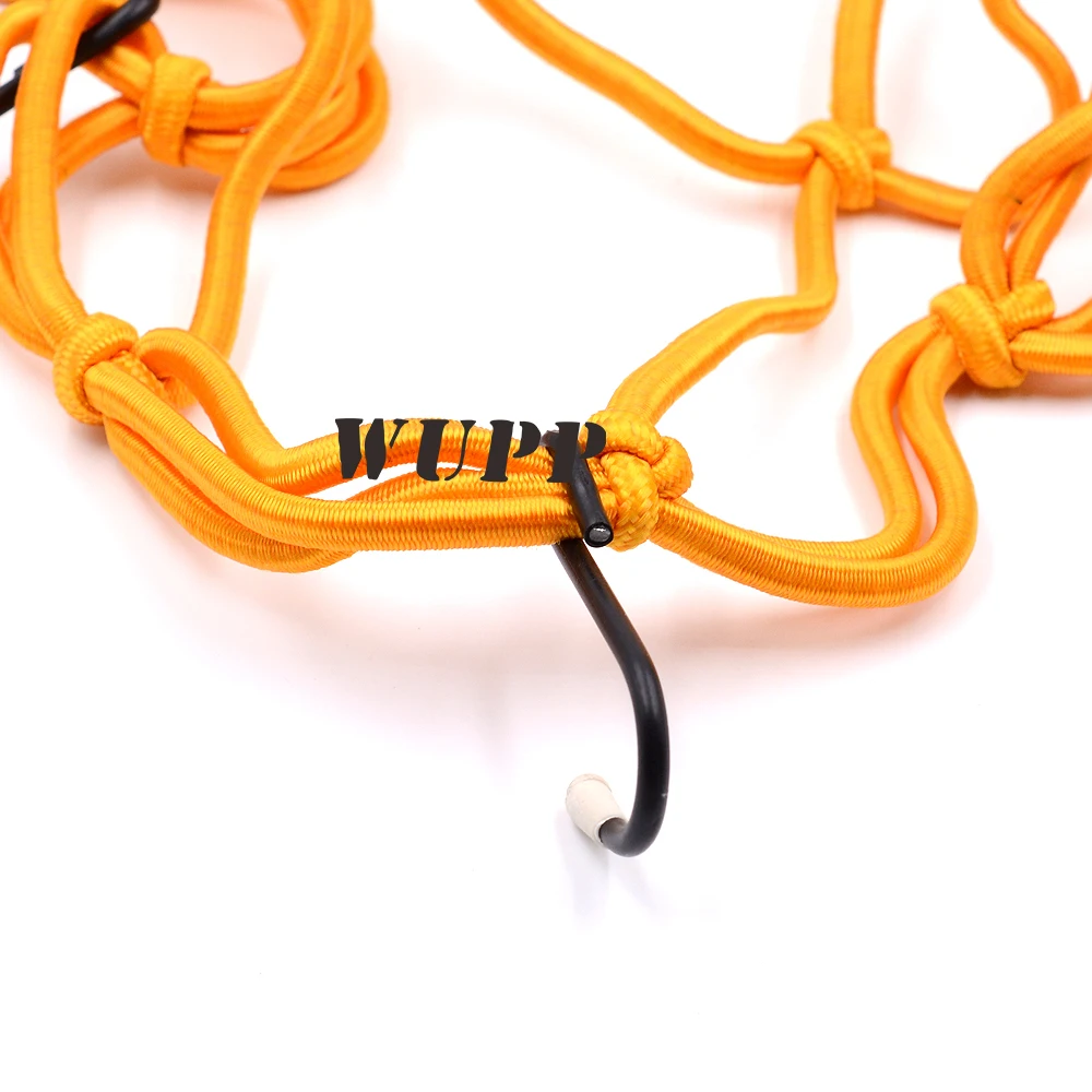 Motorcycle Bike Cargo Luggage Net Bungee With Plastic Hooks Yellow 40X40CM | Автомобили и мотоциклы