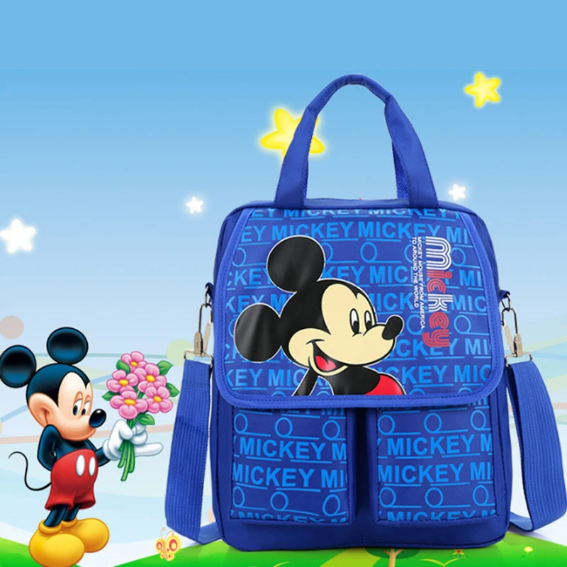 Disney Kid плюшевый рюкзак с Микки и Минни Маус сумка через плечо для девочек милая