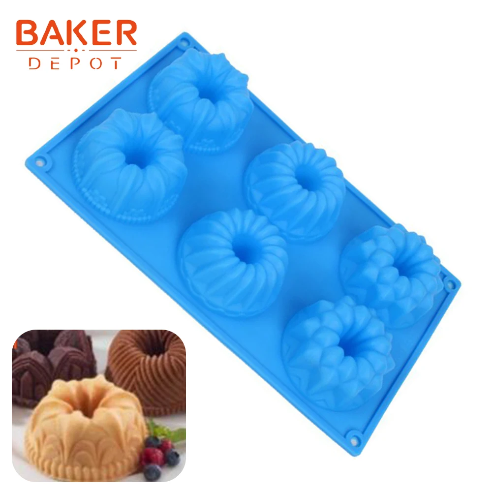 BAKER DEPOT, силиконовая форма для выпечки тортов, кондитерских изделий, пончиков, конфет, шоколада, овальной формы для печенья, печенья, мыла, помадки, формы для выпечки пончиков - Цвет: CDSM-136