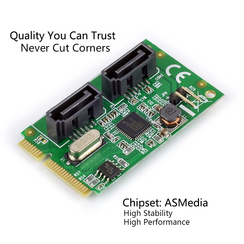 2 порта SATA 3 0 Mini PCI E контроллер карты|port sata|sata 3.0sata controller card |