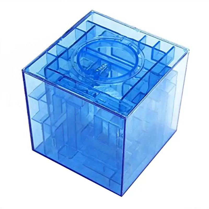 3D кубик Кристалл игра-головоломка Лабиринт Копилка креативная детская игрушка