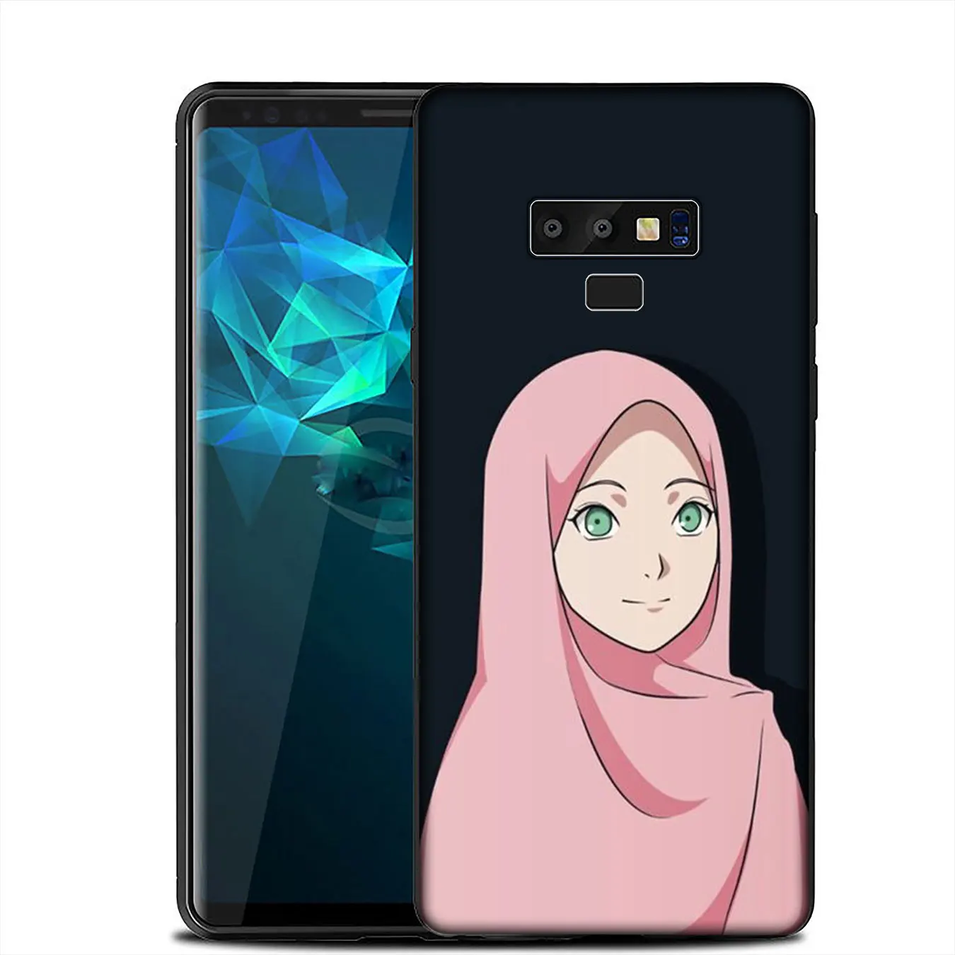 IYICAO Мусульманский Исламский Женский мягкий чехол с глазами для Samsung Galaxy A6 A9 A8 A7 2018