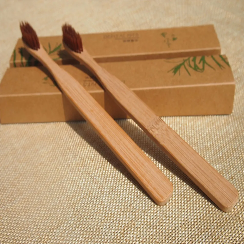 Зубная щетка DR.PERFECT 4 шт./лот E.S. Бамбуковая зубная для взрослых уход за полостью