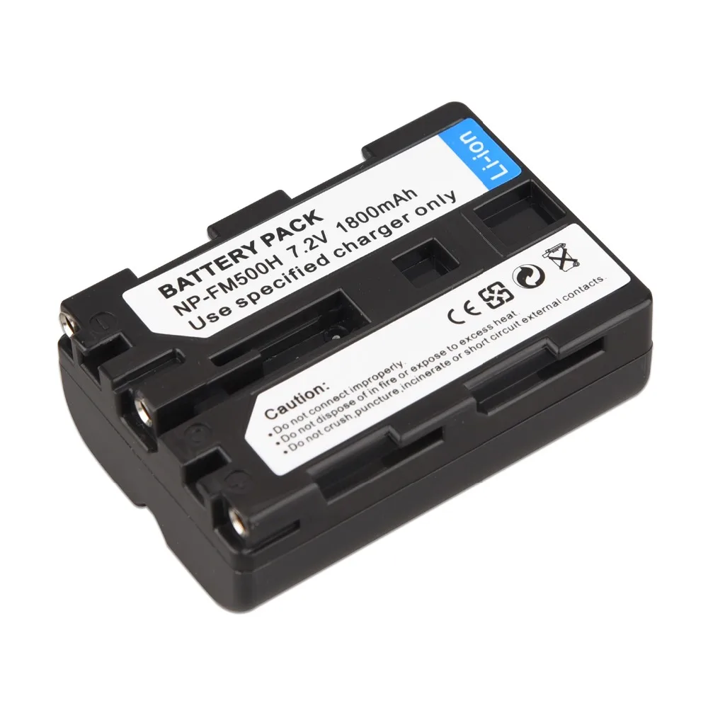 2x1800 мАч NP FM500H батарея для камеры Sony A57 A58 A65 A77 A99 A550 A560 A580 + USB зарядное