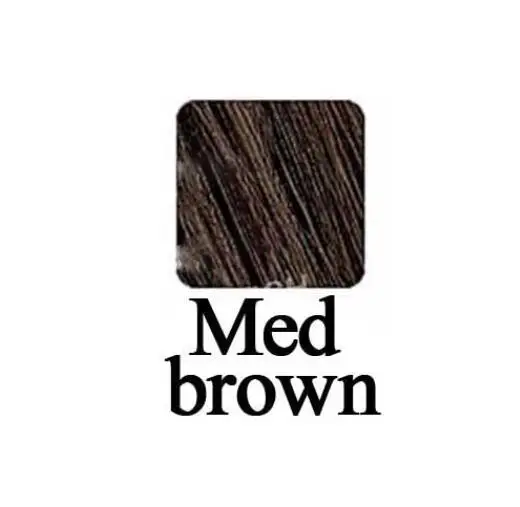 Med Brown Наращивание волос, консилер для выпадения волос, утолщенный порошок, продукт для ухода за волосами, Кератиновое салонное лечение волос - Цвет: Med Brown