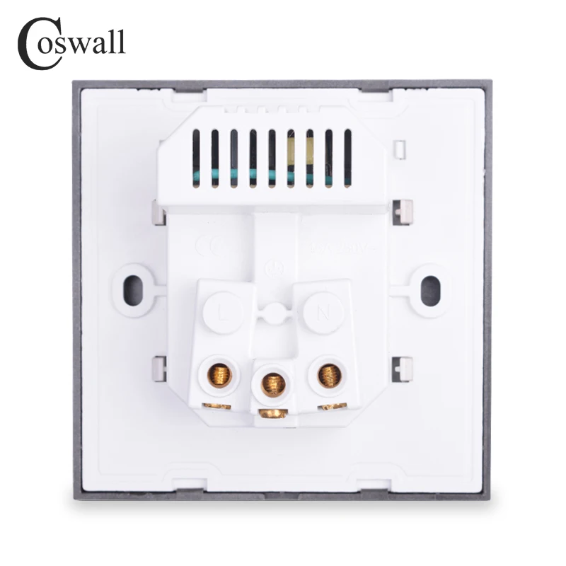 Coswall двойной usb порт для зарядки 5 в 2 1 а светодиодный индикатор 16A настенная