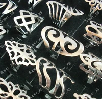 50pcs whole lot jewelry ring fashion cool women men silver plated enamel glaze alloy rings lb130 free shipping