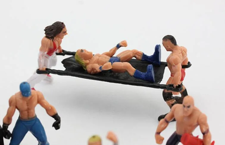 Борцовский клуб борец спортсмен Гладиатор модель кукла воин игрушка набор с