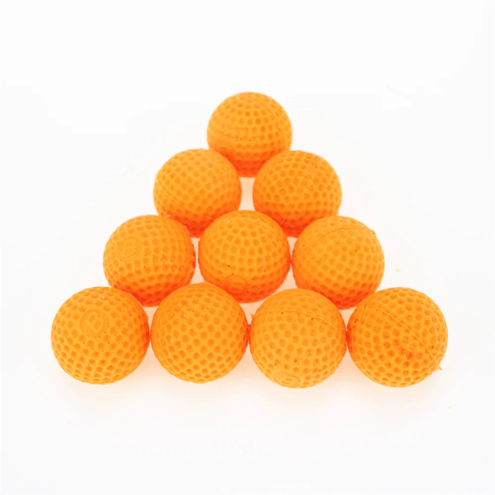 Набор из 10 круглых пулей для Дротика пули пенопласта игрушечного пистолета Rival Zeus Apollo Nerf 5 цветов смешанные