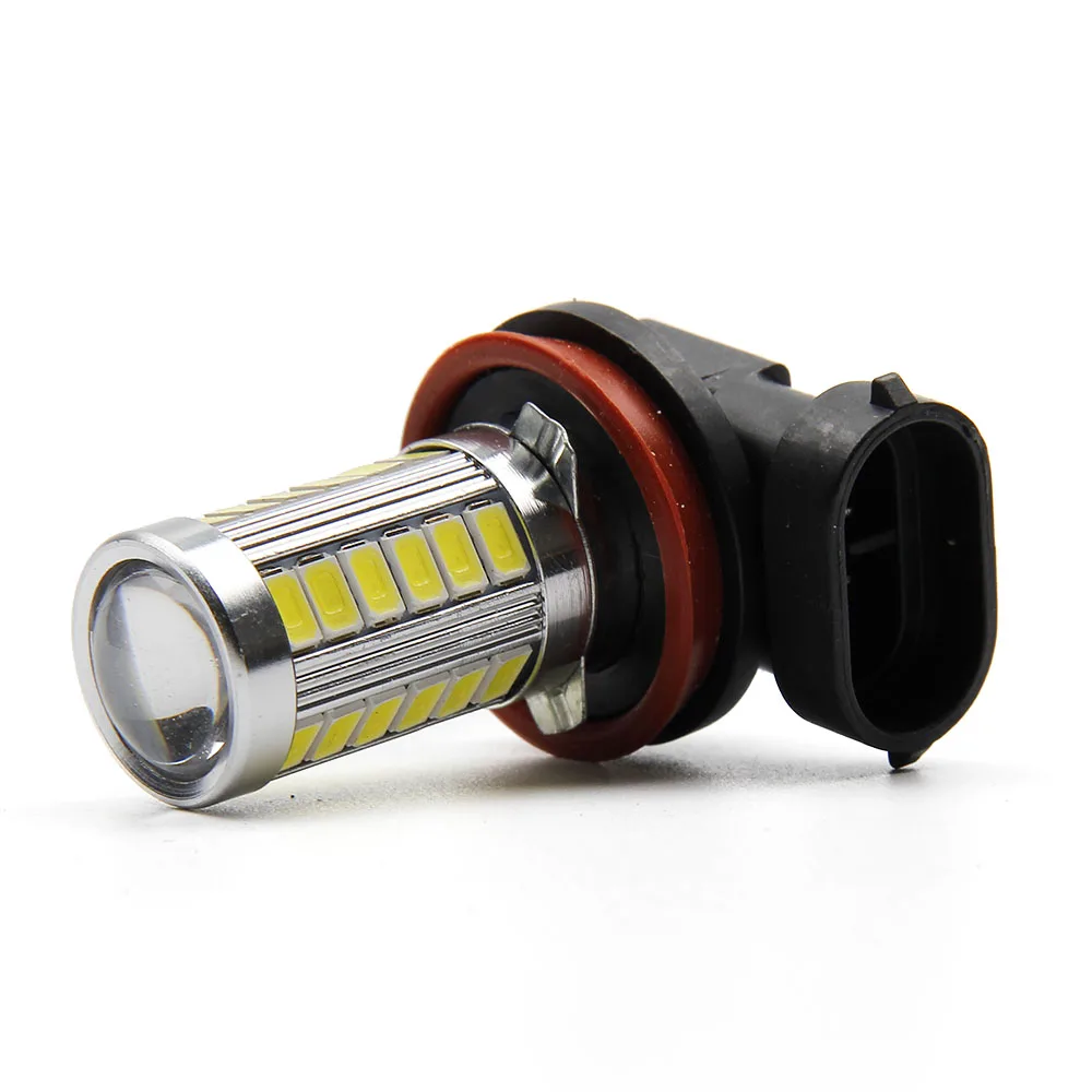 1 шт. H11 Светодиодный светильник высокой мощности 5630 33 светодиодный противотуманный фонарь белого цвета для вождения автомобиля 12 В H8 33 SMD противотуманный фонарь автомобильный светильник источник