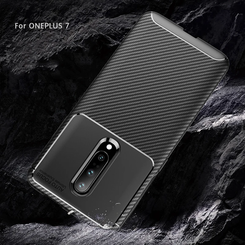 AKBKTII ударопрочный чехол из углеродного волокна для телефона One plus 7 6 oneplus T