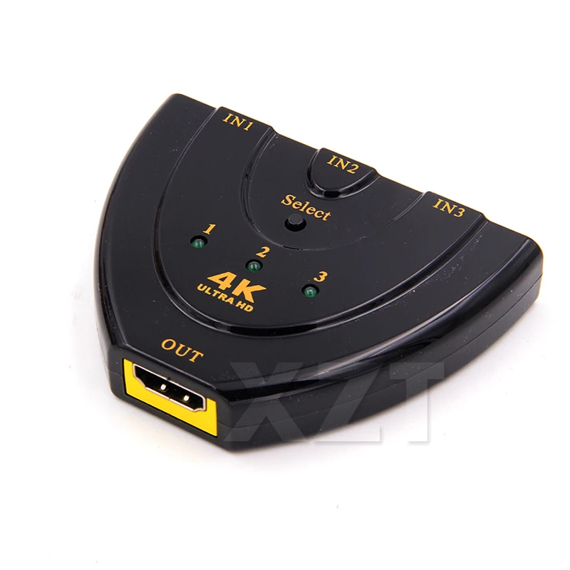 Автоматический HDMI совместимый коммутатор 4K * 2K 3D Mini сплиттер 3 в 1 порт
