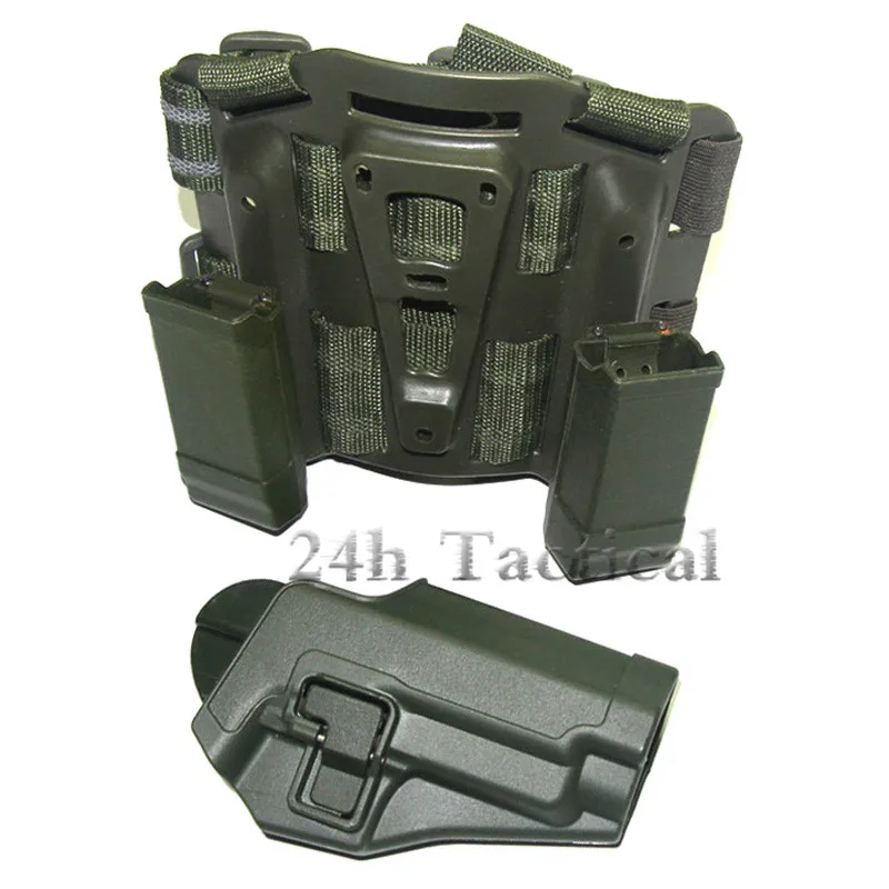 Тактическая кобура CQC SIG SAUER P220 P226 RH с откидной ножкой карманом для магазина чехол