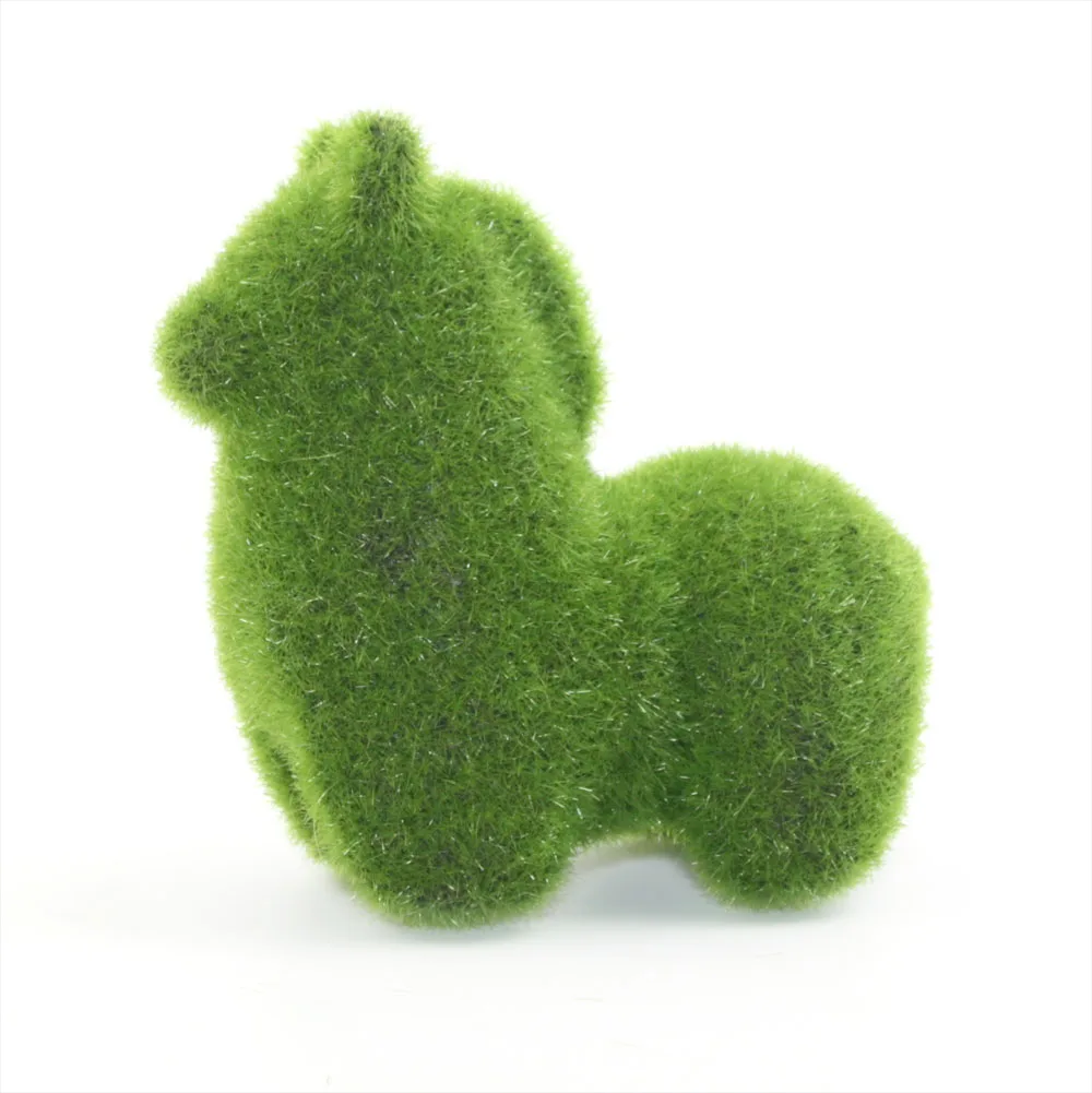 1 Набор имитации растений зеленые мини растения в горшках маленькие животные