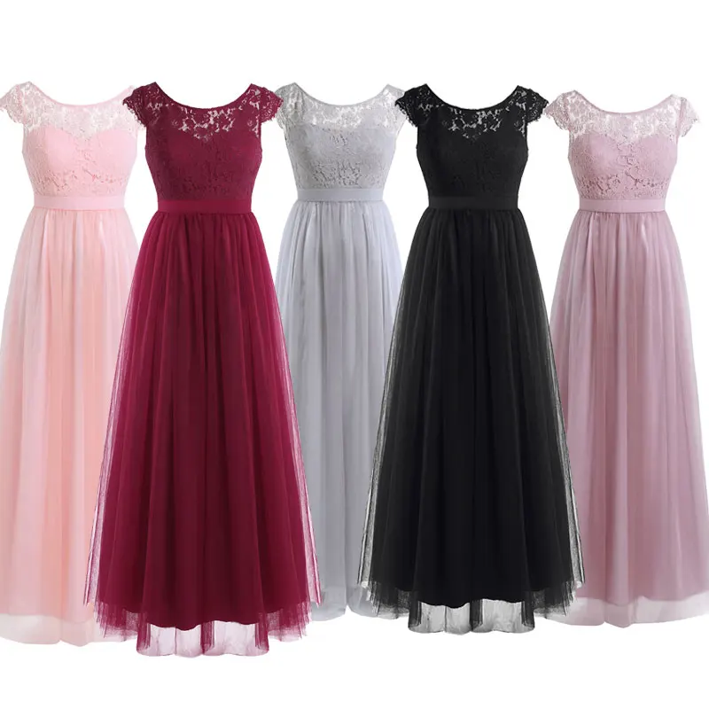 Платье Feeshow женское Шифоновое без рукавов Элегантное Длинное Вечернее бальное