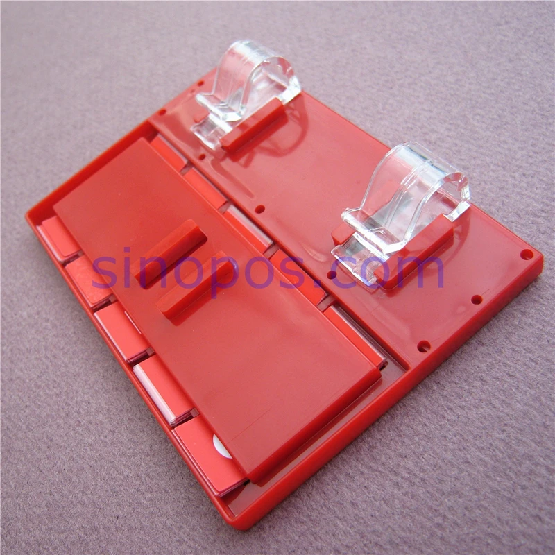 Маленькая искусственная кожа зажим с шипами держатель для рекламы deli