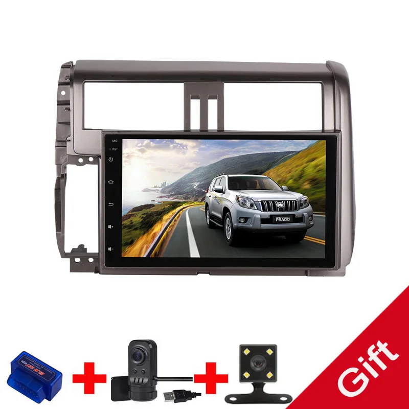 Android 9 0 Octa Core PX6/PX5/PX30 подходит для Toyota PRADO/Prado 950 2010 2011 2012 2013 автомобильный DVD плеер