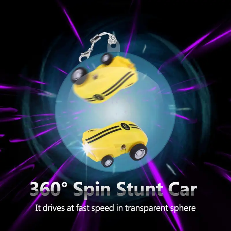 Мини трюк автомобиль красочный свет высокая скорость вращение на 360 градусов