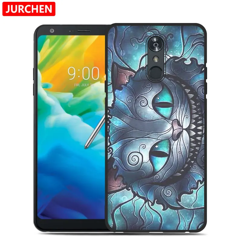 Ультратонкий чехол JURCHEN с рисунком для LG Stylo 5 Stylo5, задняя крышка, милые собака и кошка, мягкий чехол из ТПУ для LG Stylo 5, чехол для телефона - Цвет: 46