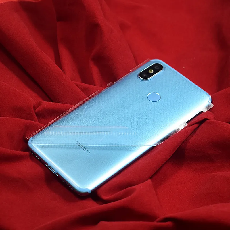 Новинка для Xiaomi A2 задняя наклейка прочная прозрачная HD сетка из углеродного