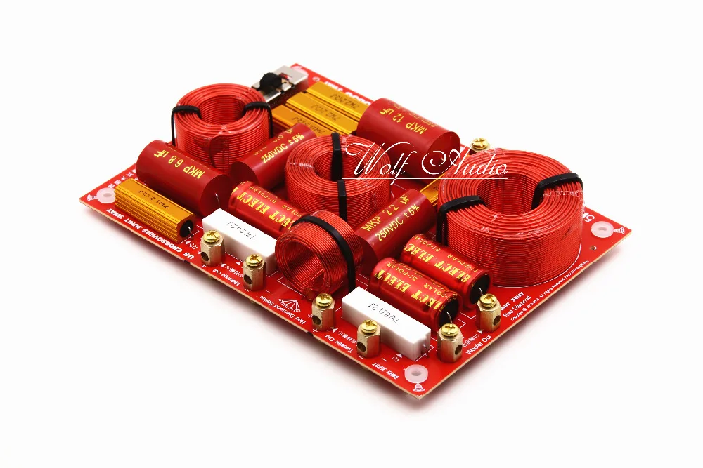 HiFi 3 полосный динамик Частотный делитель твитер/СЧ/НЧ кроссовер сеть|crossover