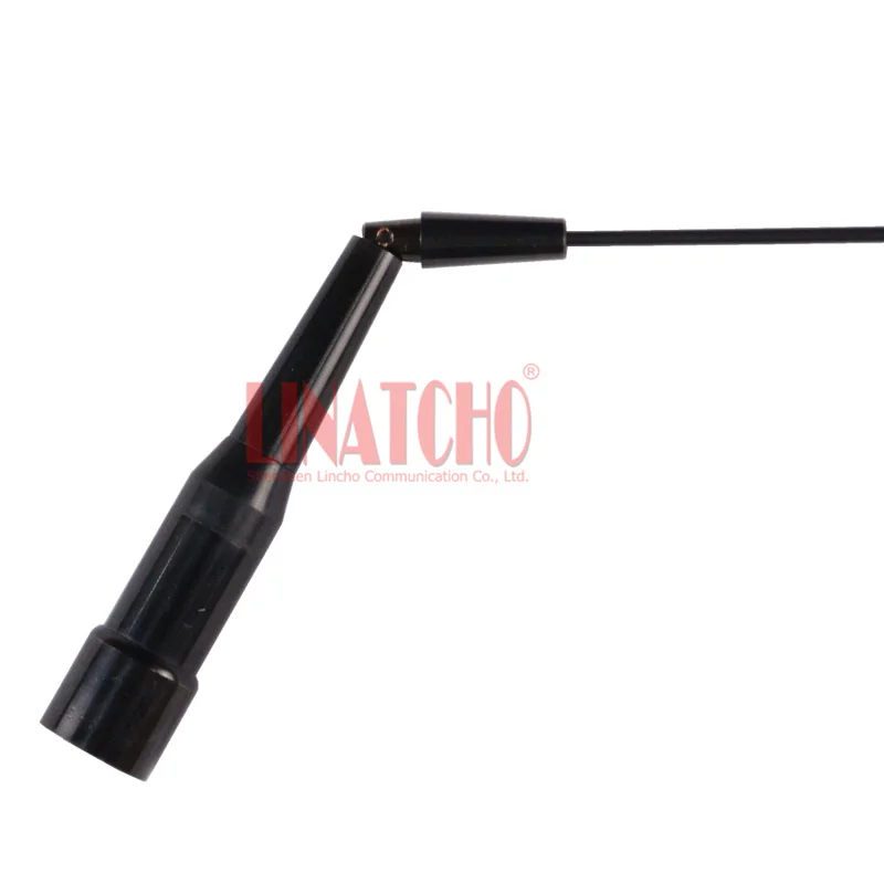 UHF PL259 car two way radio 410MHz black whip spring antenna