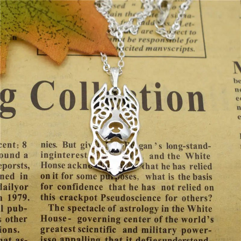 LPHZQH модное милое ожерелье американский питбул собака кулон женский трендовый