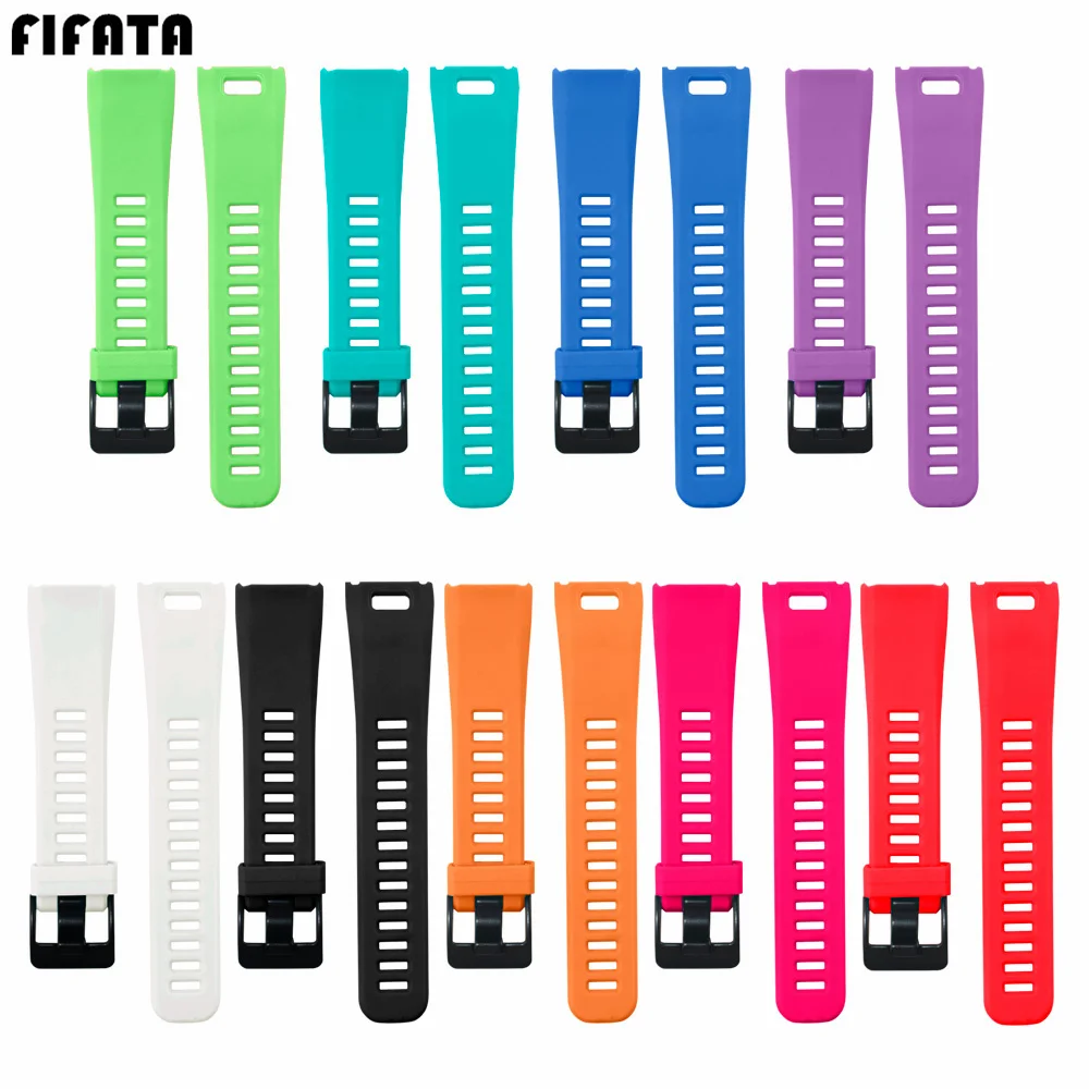 

FIFATA For Garmin Vivosmart HR Band Silicone Watch Strap For Garmin Vivo Smart HR Smart Wristband Sport Bracelet Fitness Tracker