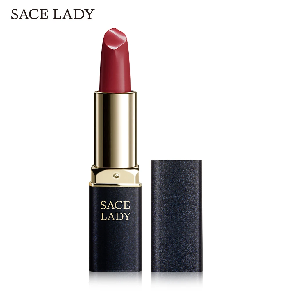 SACE LADY, 18 цветов, губная помада, Шелковистые матовые, водонепроницаемые, бархатные, губная помада, макияж, Обнаженная, гладкая, высокая пигментированная, красивые губы TSLM1