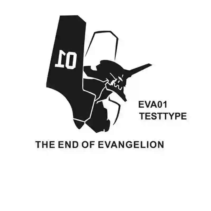 Pegatina неоновая GENESIS EVANGELION наклейка аниме мультфильм EVA автомобиля Наклейка Виниловая наклейка на стену s Декор украшение дома