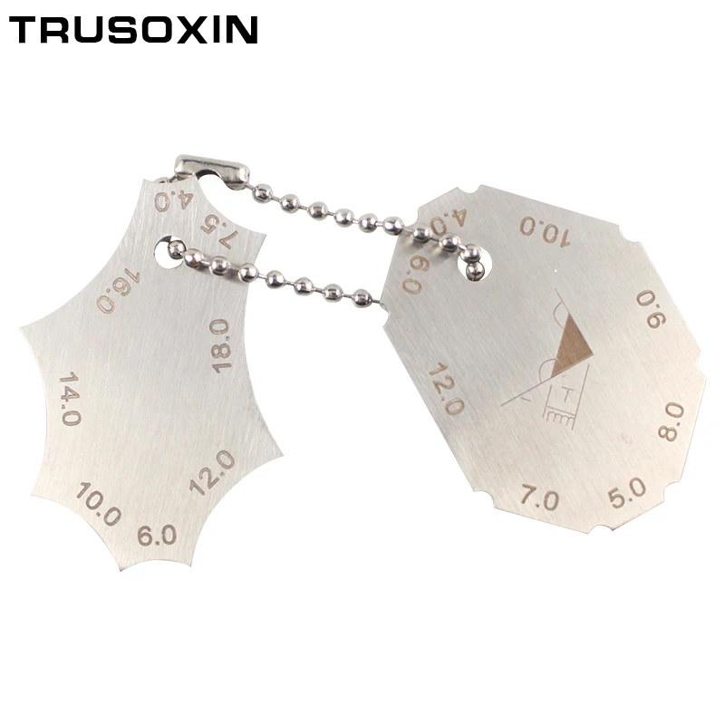 Инструменты для сварки из нержавеющей стали манометр Карманный набор 2 шт. тестер