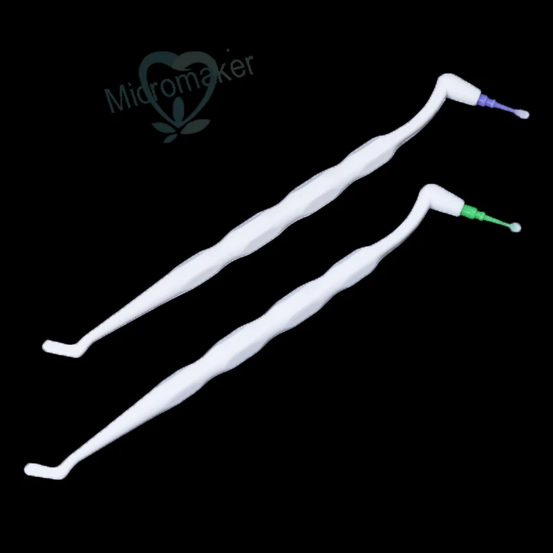 Новый тип 100 шт./компл. Стоматологические Одноразовые микро Аппликаторы кисти + 2