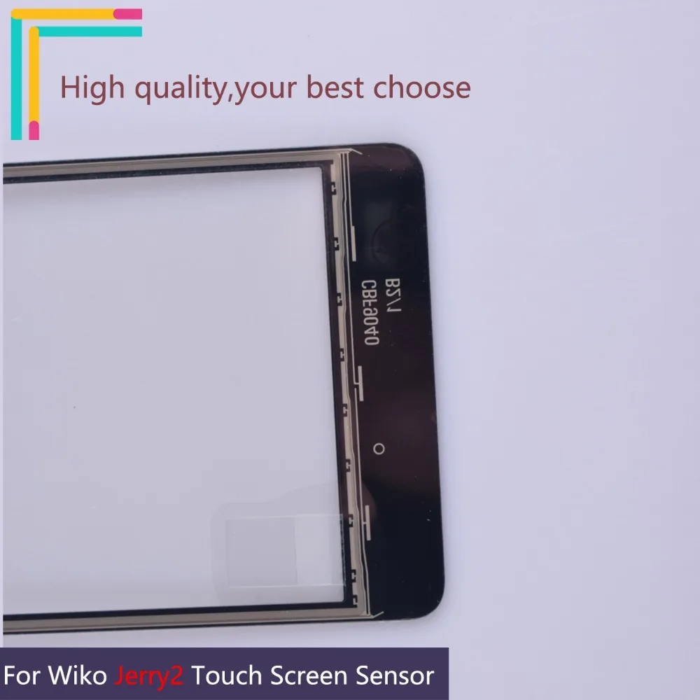 Jerry2 сенсорный экран для Wiko Jerry 2 Jerry2 сенсорный экран дигитайзер сенсор внешняя Передняя стеклянная панель объектива Замена