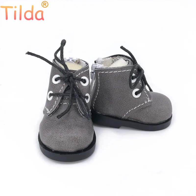 Glossy Dark Gray Тильда 5 см обувь для KPOP EXO куклы игрушки сапоги 1/6 кроссовки для EXO звезды 20 СМ Корея KPOP плюшевые куклы аксессуары для куклы игрушки - Цвет: Glossy Dark Gray