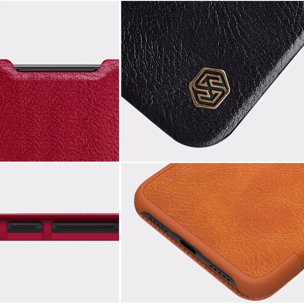 Кожаный чехол для xiaomi mi 9 SE Nillkin QIN защитный чехол-книжка с роскошной розничной