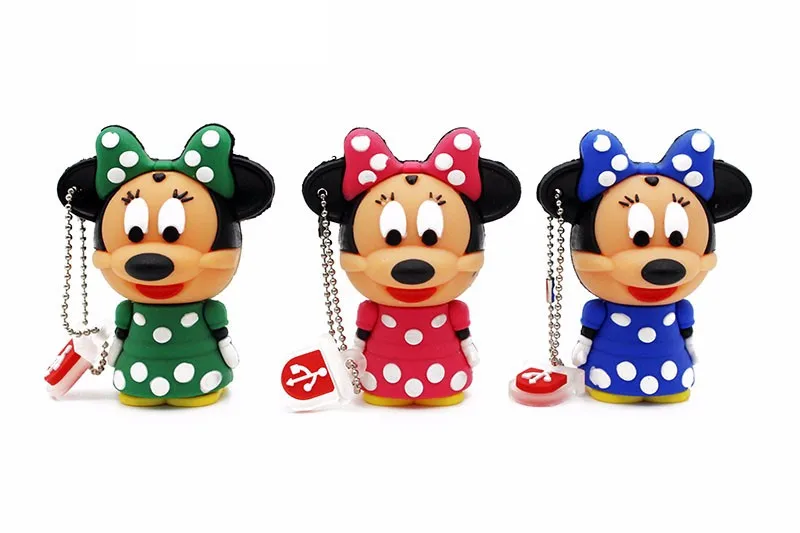 JASTER мышь Микки и Минни USB флеш-накопитель животные мультфильм pendrive 4 ГБ/8 ГБ/16 ГБ/32 ГБ изысканный флеш-накопитель Забавный usb