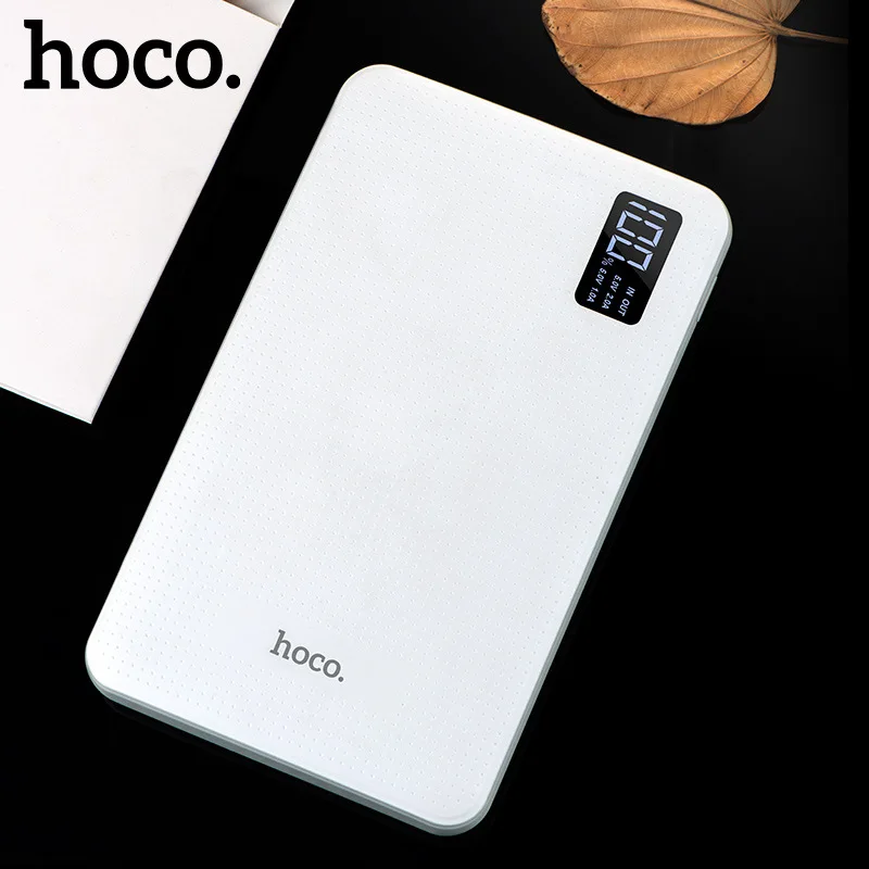 HOCO power Bank 30000 мАч 3USB портативный внешний мобильный аккумулятор зарядное