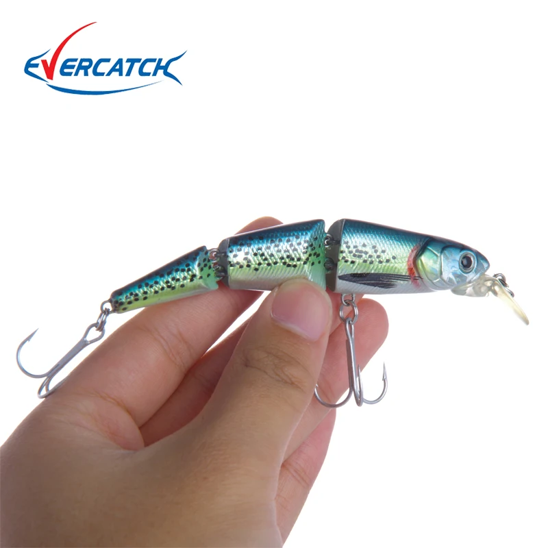 2018 EVERCATCH 12 см/13 г 3 segement Isca искусственная Щука приманка Muskie рыболовные приманки