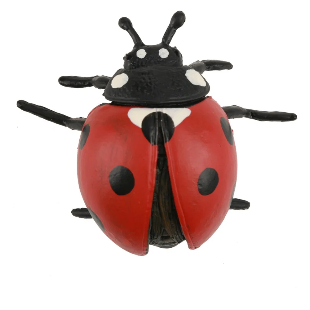 8 шт./лот игрушечные насекомые шутки забавная игрушка Божья коровка мантис