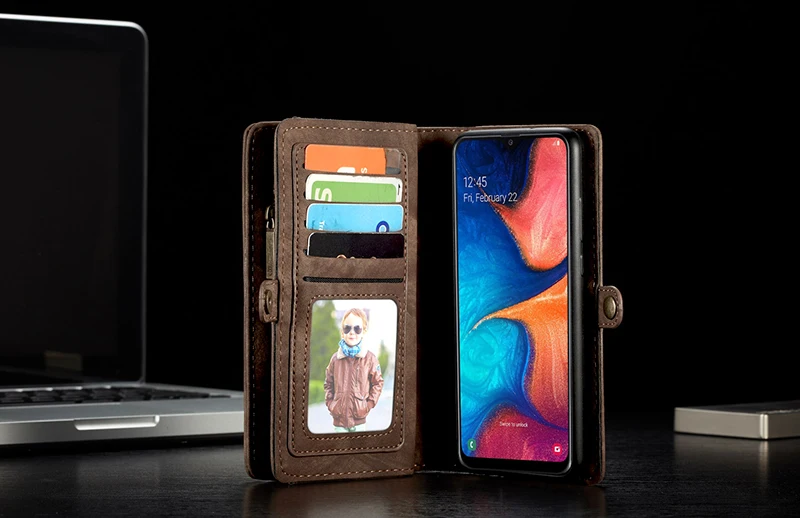 9 держатель для карт бумажник чехол для samsung A50 A70 A40 Магнитный кожаный чехол для телефона для Galaxy S10 S9 S8 плюс S10E Примечание 10; плюс 10+ 9
