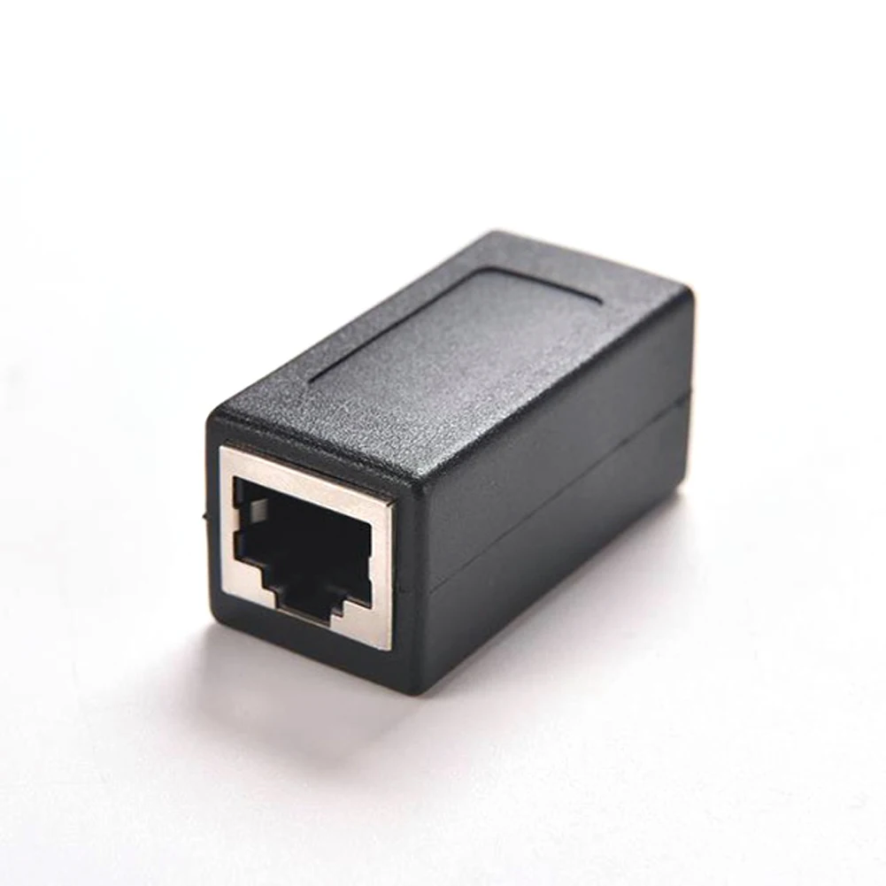 RJ45 Женский к женскому CAT6 сети Ethernet LAN разъем адаптера Муфта черный| |