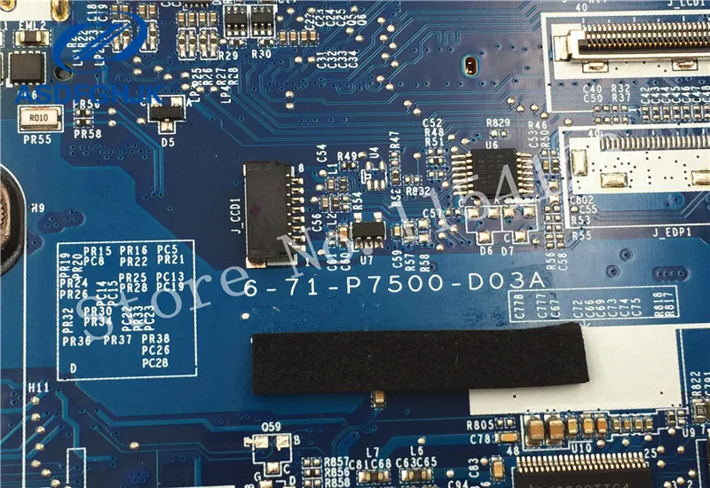 Оригинальная материнская плата для ноутбука CLEVO x799 P771ZM P770ZM 6-71-P7500-d03A 6-77-P770ZM0A-N03A-2 100% проверена и работает.