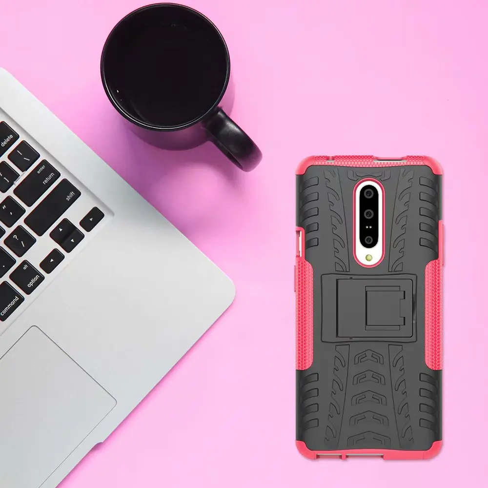 Прочный противоударный защитный чехол с жесткой подставкой для oneplus 7 1 + 7/oneplus 6T 6