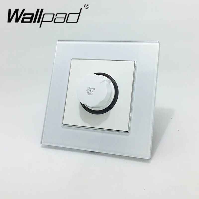 Диммерный переключатель Wallpad роскошное Хрустальное стекло 110 250 В стандарт ЕС