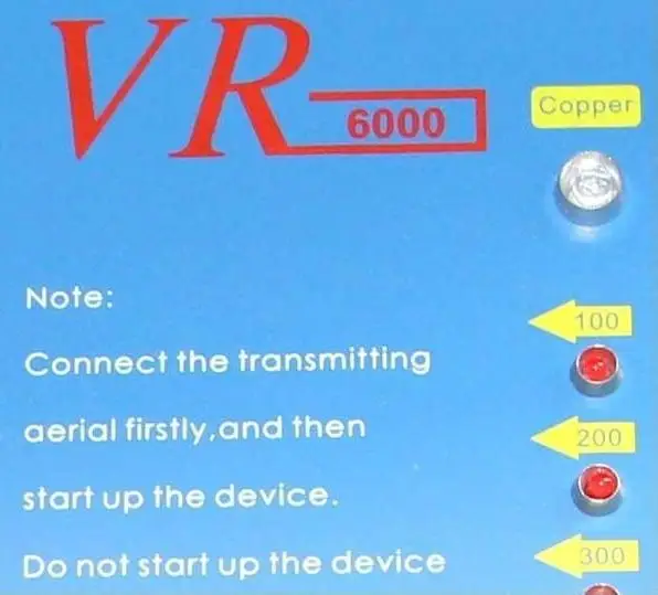 VR6000 ВПЕРЕД ГАУСС Металлоискатель Long Range Подземный Металл Поиск Детектор шахта