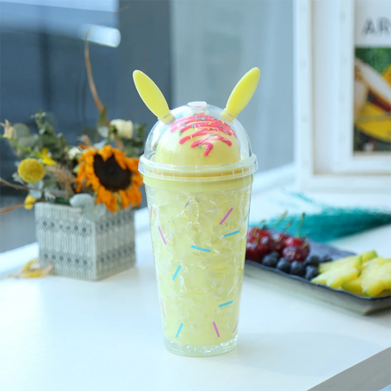 Креативные пластиковые бутылки для воды питьевая вода с мультяшным рисунком